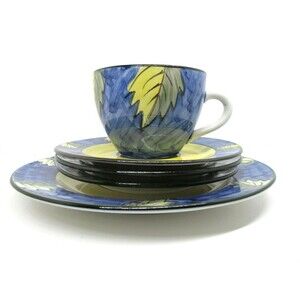 Tabletops Unlimited Deruta 1 Dinner Plate, 3 Salad Plates  1 Cup Lot of 3 Pieces